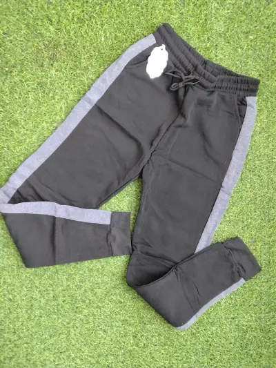 Pantalones deportivos negro con gris - miniatura 1