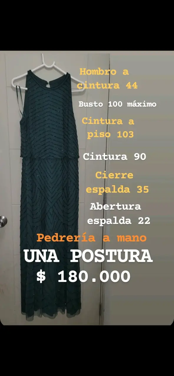 Vestido verde elegante - 2