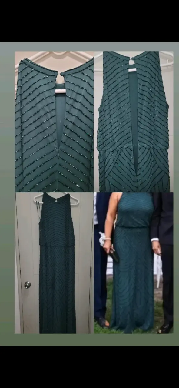 Vestido verde elegante - 3