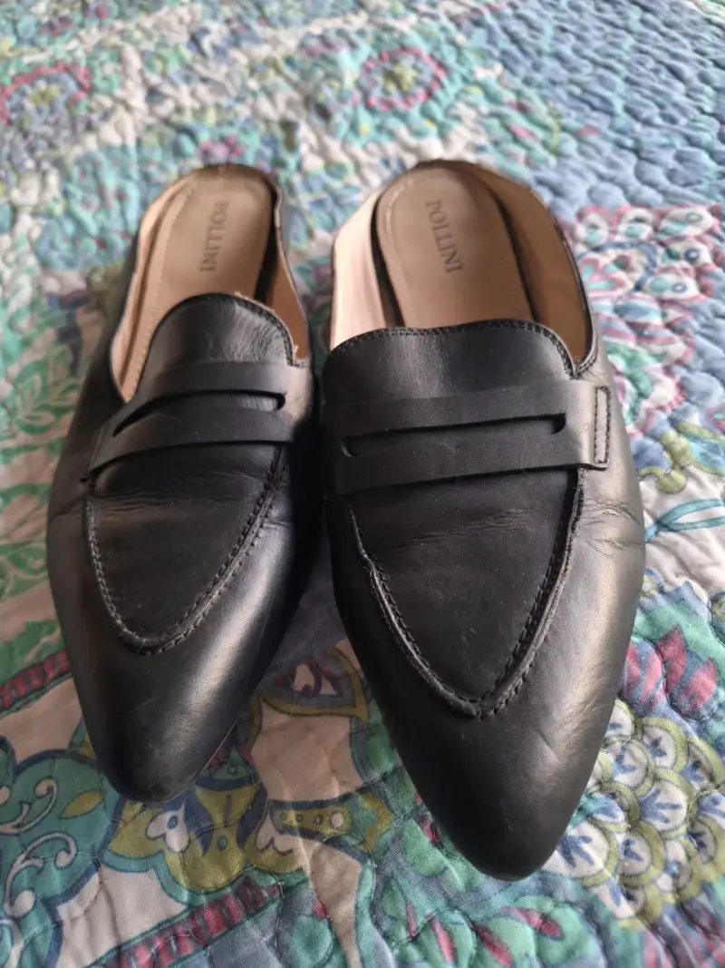 Zapatos de cuero negro Pollini - 3