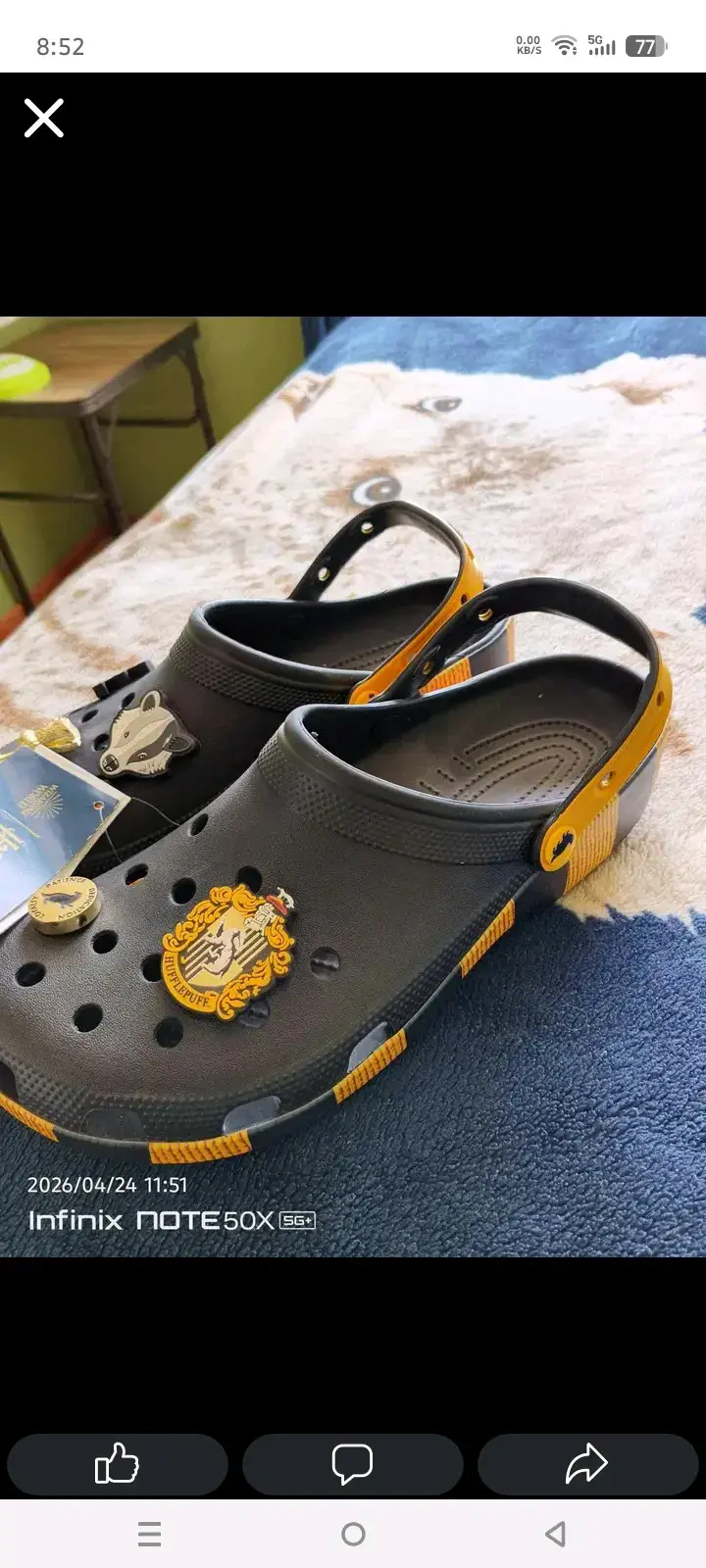 Zuecos Harry Potter negros - 3
