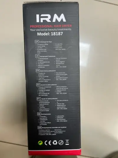 Secador de pelo profesional IRM 3000W - miniatura 3