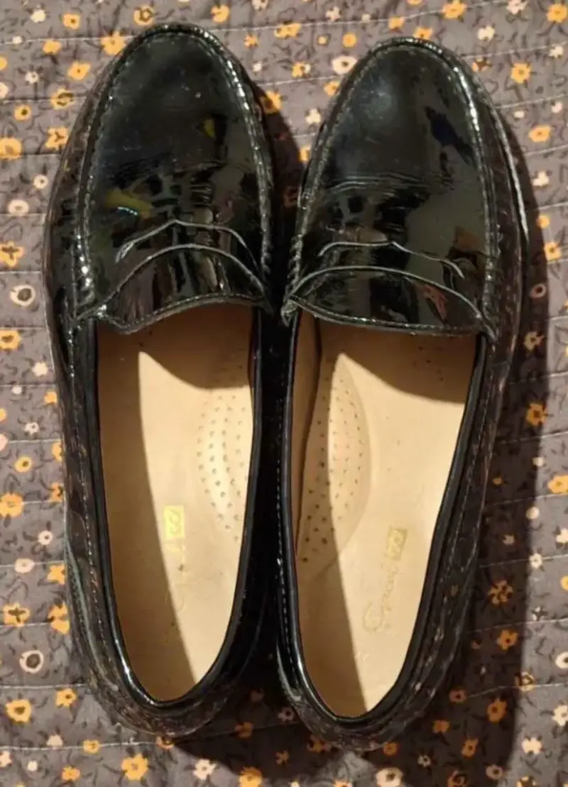 Zapatos negros charol mujer - 1