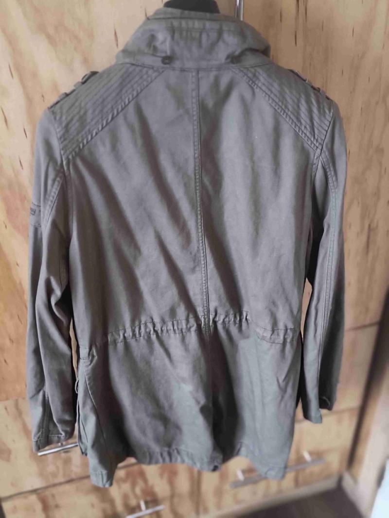Chaqueta verde militar casual - 1