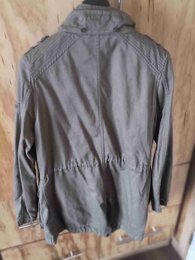 Chaqueta verde militar casual - miniatura 1