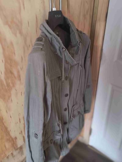 Chaqueta verde militar casual - miniatura 5