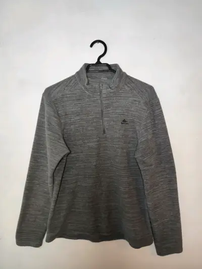 Polerón gris Decathlon Quechua talla S - miniatura 1