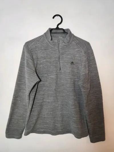 Polerón gris Decathlon Quechua talla S - miniatura 2
