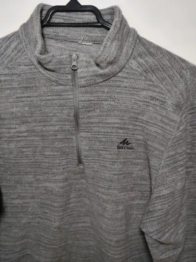 Polerón gris Decathlon Quechua talla S - miniatura 3