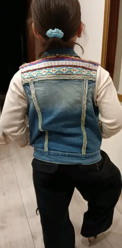 Umbrale chaqueta mezclilla Niña Talla 12 - miniatura 1