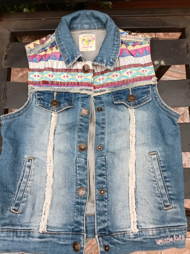 Umbrale chaqueta mezclilla Niña Talla 12 - 2