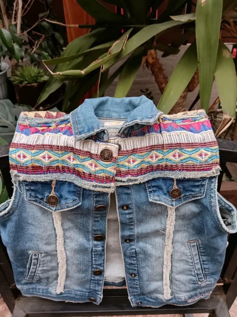 Umbrale chaqueta mezclilla Niña Talla 12 - 3