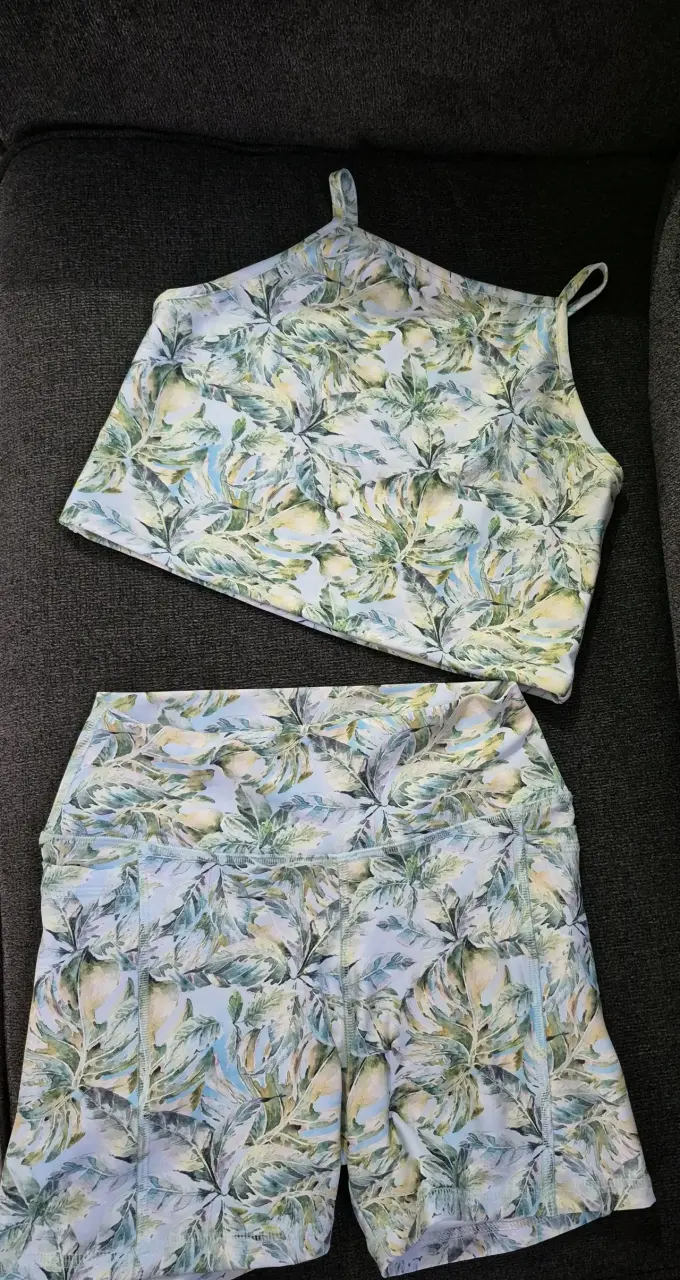Conjunto top y short estampado - 2