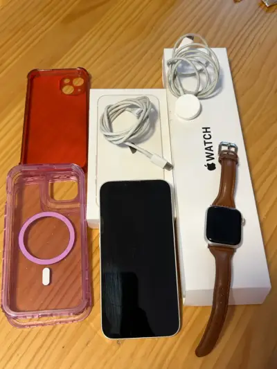 iPhone 13 y Apple Watch SE con accesorios - miniatura 1