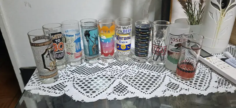Set de vasos coleccionables