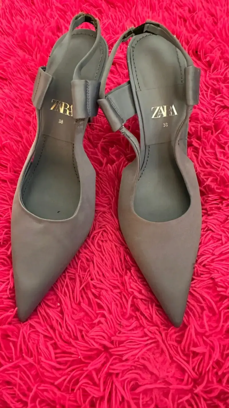 Tacones negros Zara en buen estado - 2