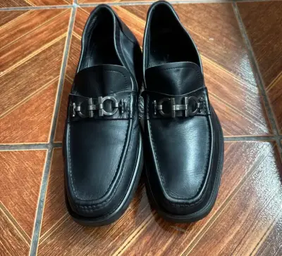 Zapatos mocasines negros elegantes - miniatura 1