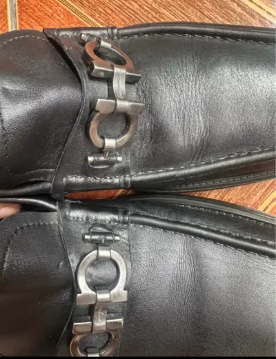 Zapatos mocasines negros elegantes - miniatura 3