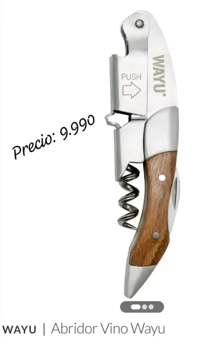 Abridor de vino Wayu - miniatura 1