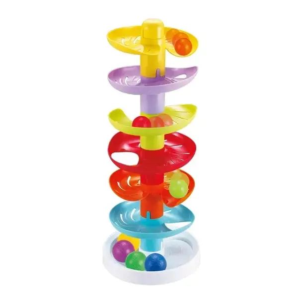 Espiral torre de pelotas multicolor - 5