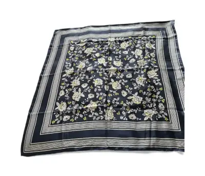 Pañuelo azul floral - miniatura 1