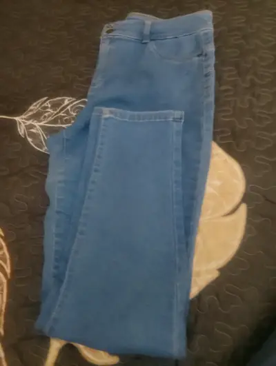 Jeans azules para mujer - miniatura 1