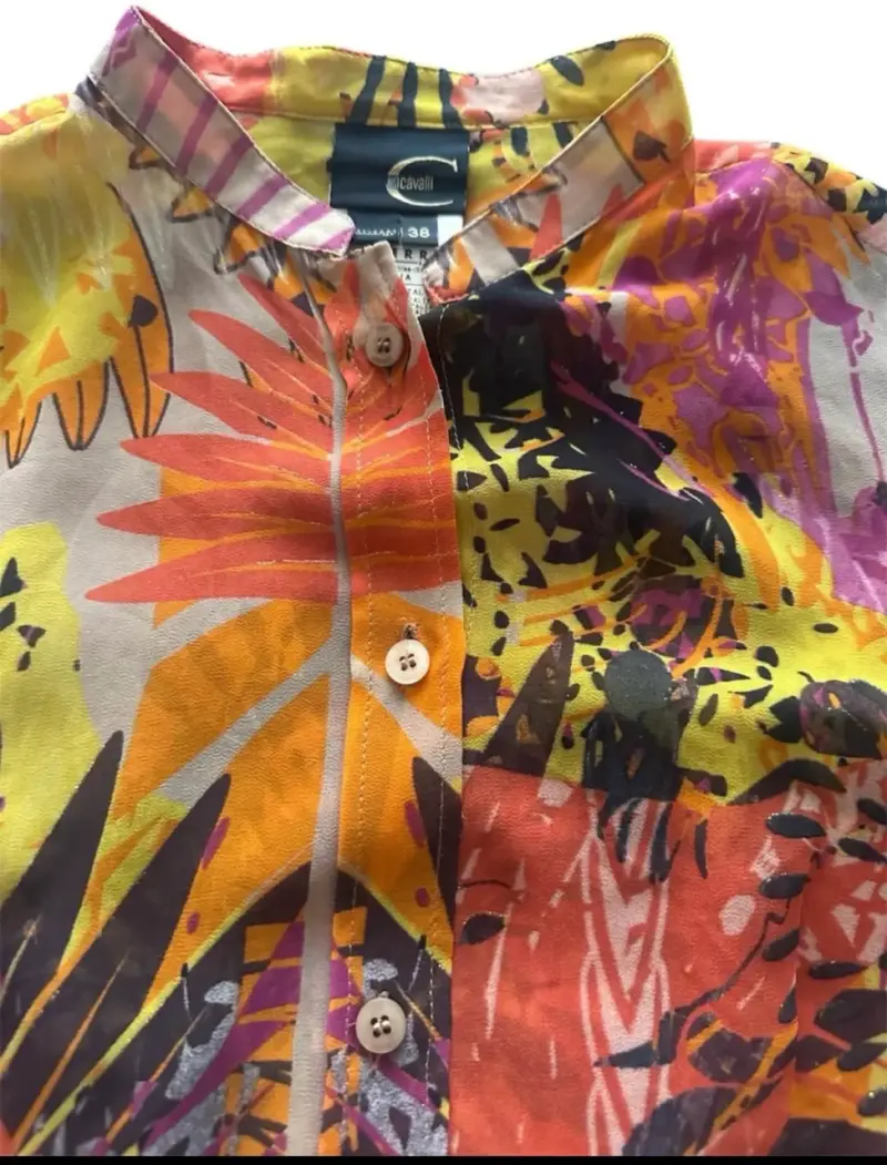 Blusa estampada multicolor - 2