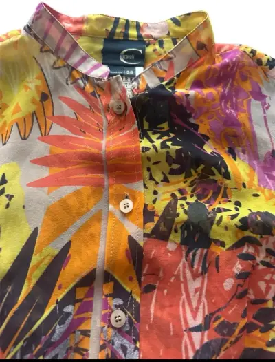 Blusa estampada multicolor - miniatura 2