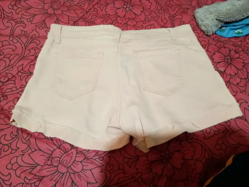 Shorts de mezclilla bordados - 2