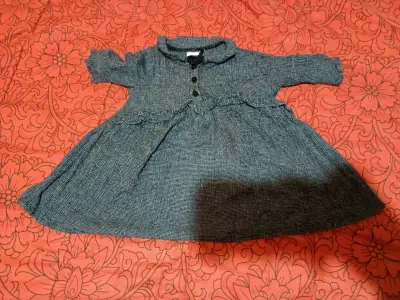 Vestido infantil gris - miniatura 1