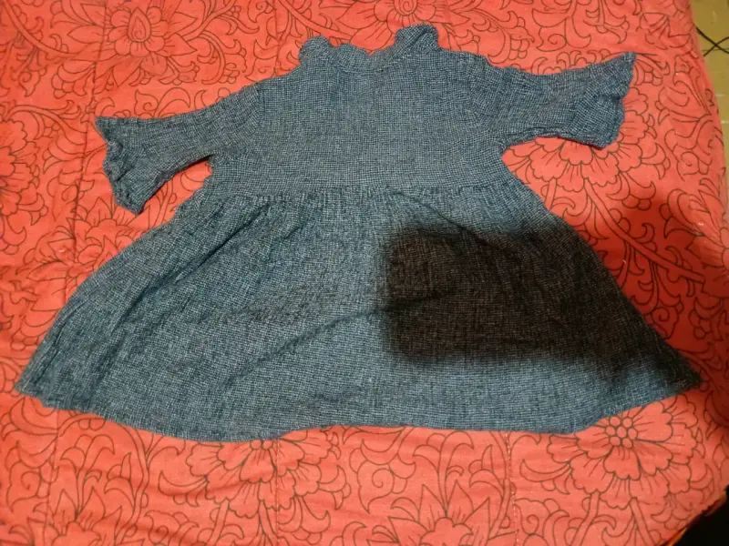 Vestido infantil gris - 2