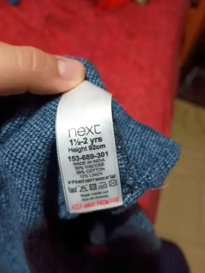 Vestido infantil gris - miniatura 3