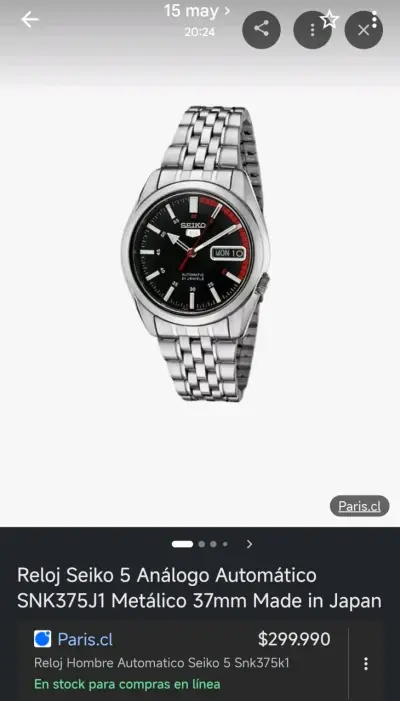 Reloj Seiko 5 Automático 37mm - miniatura 1