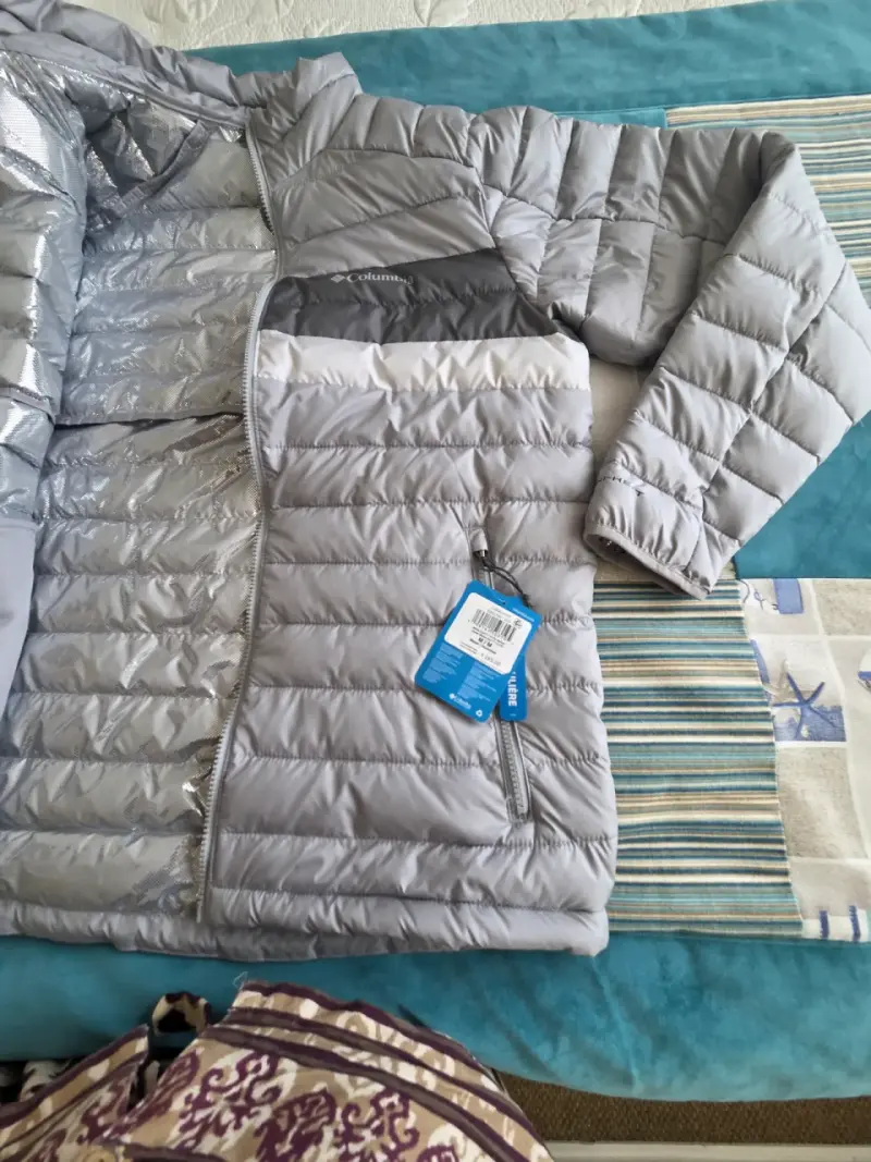 Chaqueta térmica gris Columbia - 5