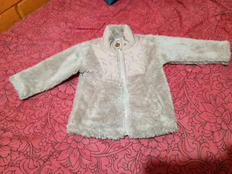 Chaqueta polar beige para niños - 1