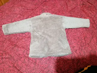 Chaqueta polar beige para niños - miniatura 2