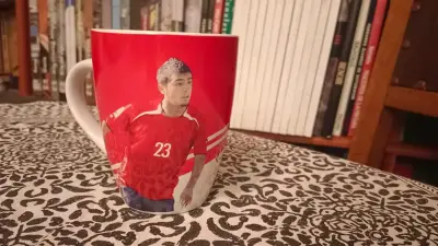 Tazón autografiado Arturo Vidal - miniatura 2
