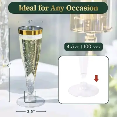 Copas acrílico champagne - miniatura 3