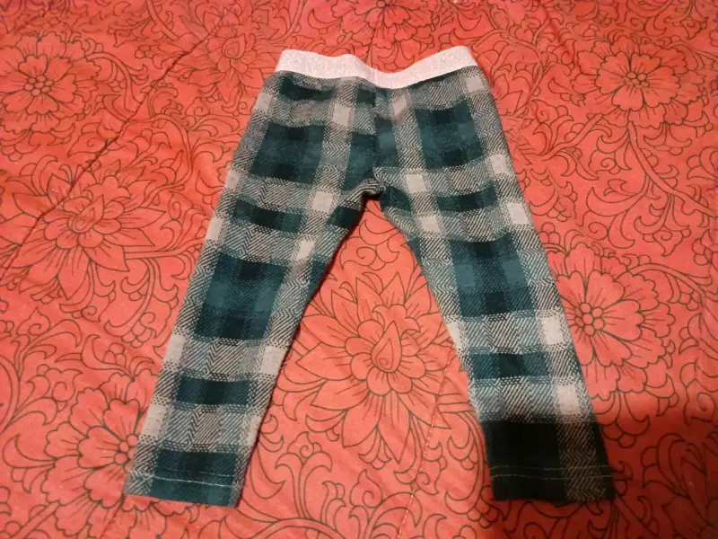 Pantalones guagua a cuadros - 2
