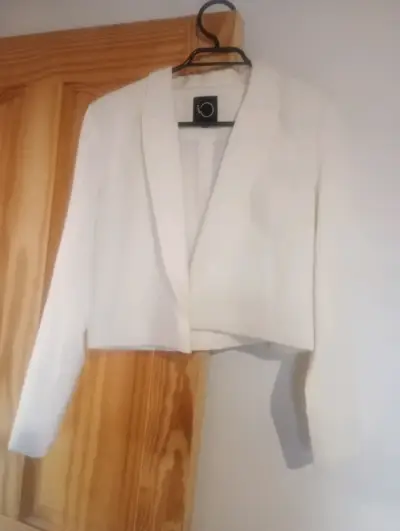 Blazer blanco elegante - miniatura 1