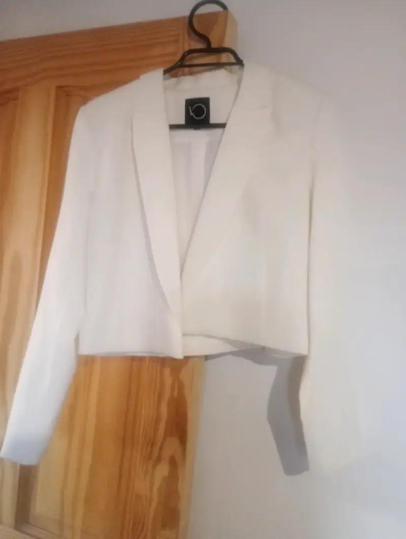 Blazer blanco elegante - 2