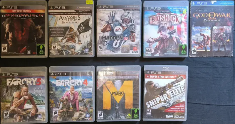 Lote de juegos PS3