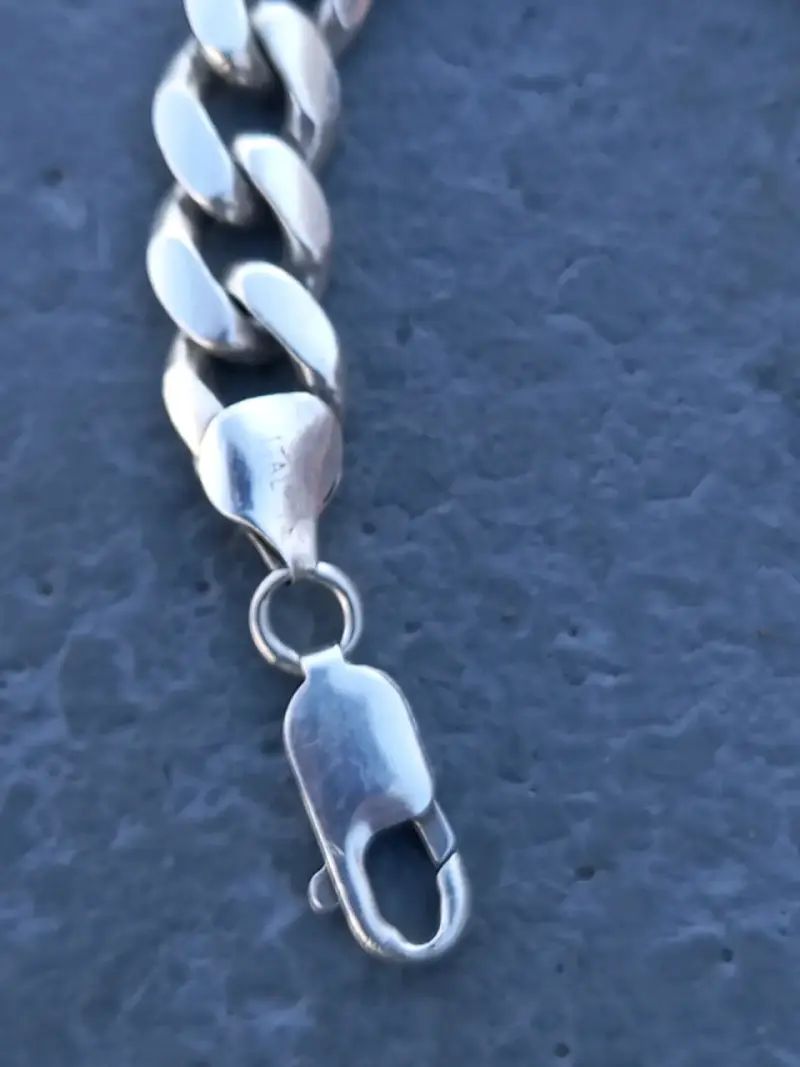 Pulsera de eslabones plateados 925 - 2