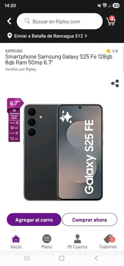 Galaxy S25 FE nuevo - miniatura 2