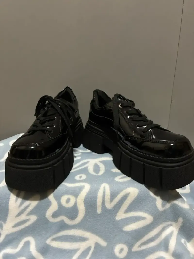 Zapatos chunky de charol, como nuevos - 1