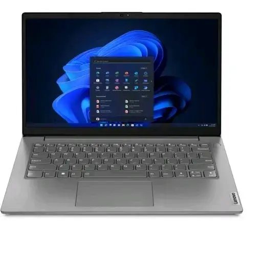 Laptop gris con pantalla abierta - 2