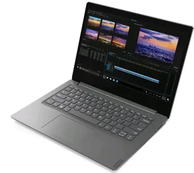 Laptop gris con pantalla abierta - miniatura 4
