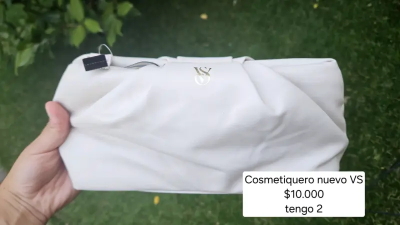 Cosmetiquero blanco VS nuevo