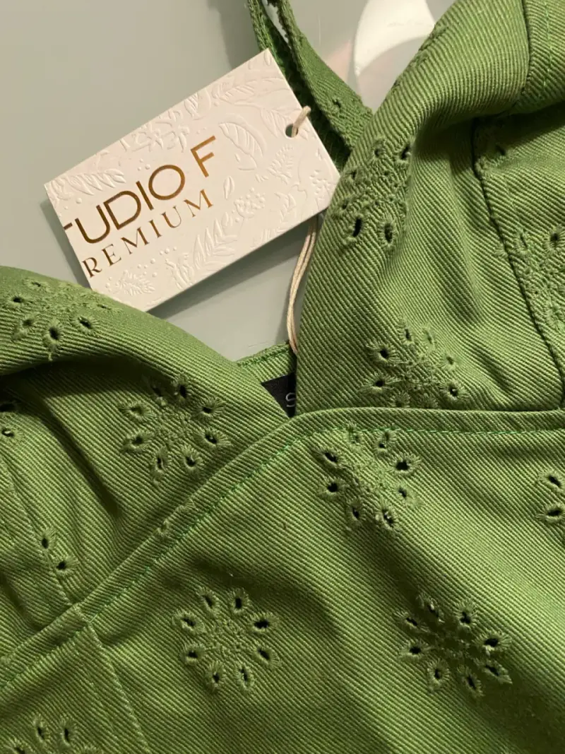Crop top verde Studio F - 2
