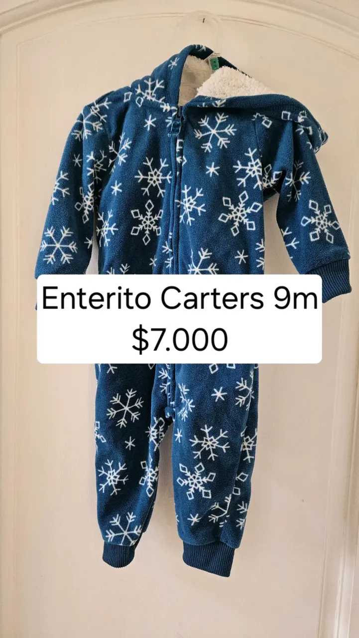 Enterito azul Carters 9 meses